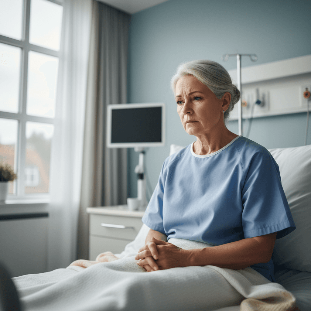 older woman paying bills at a home desk