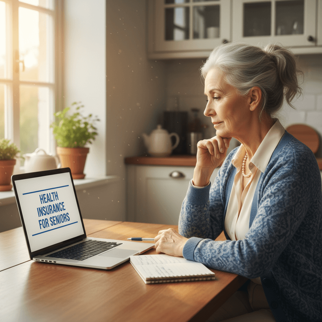 man in his 60s talking with an insurance agent